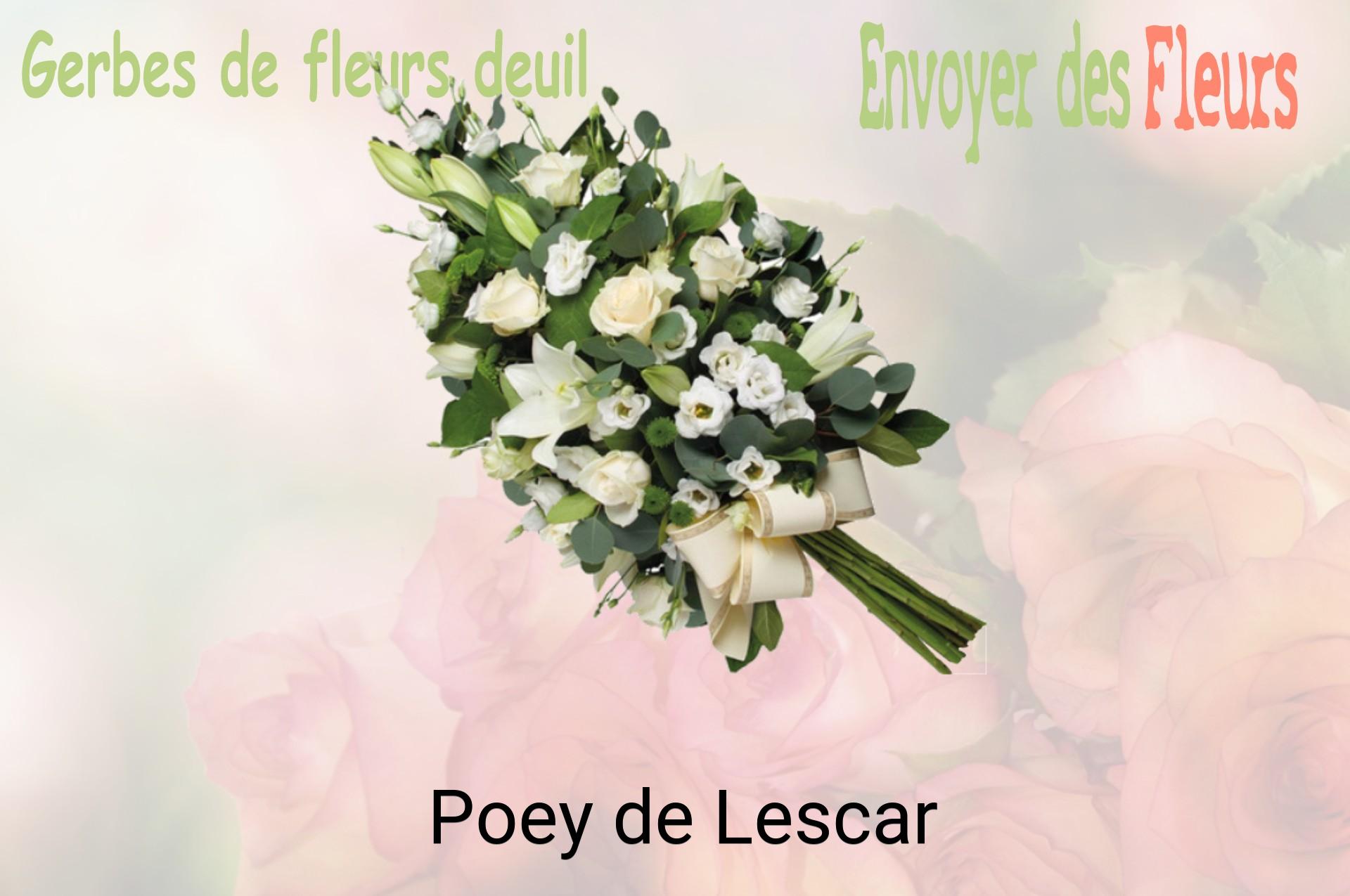 Gerbe de fleurs de deuil livrée à Poey-de-Lescar