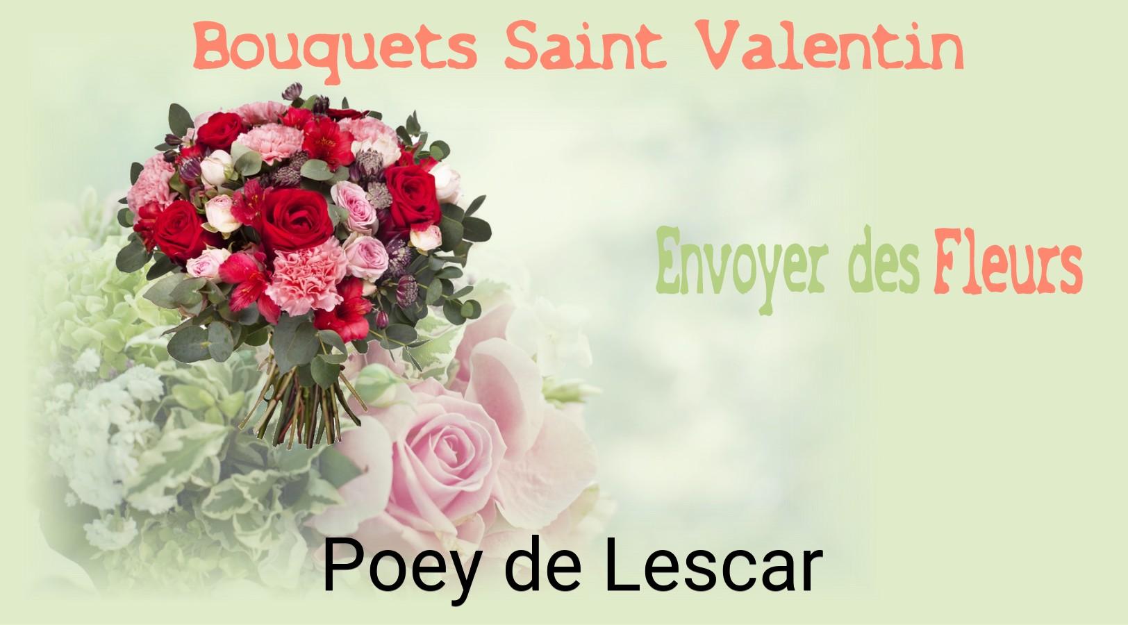 Roses de Saint-Valentin livrées à Poey-de-Lescar